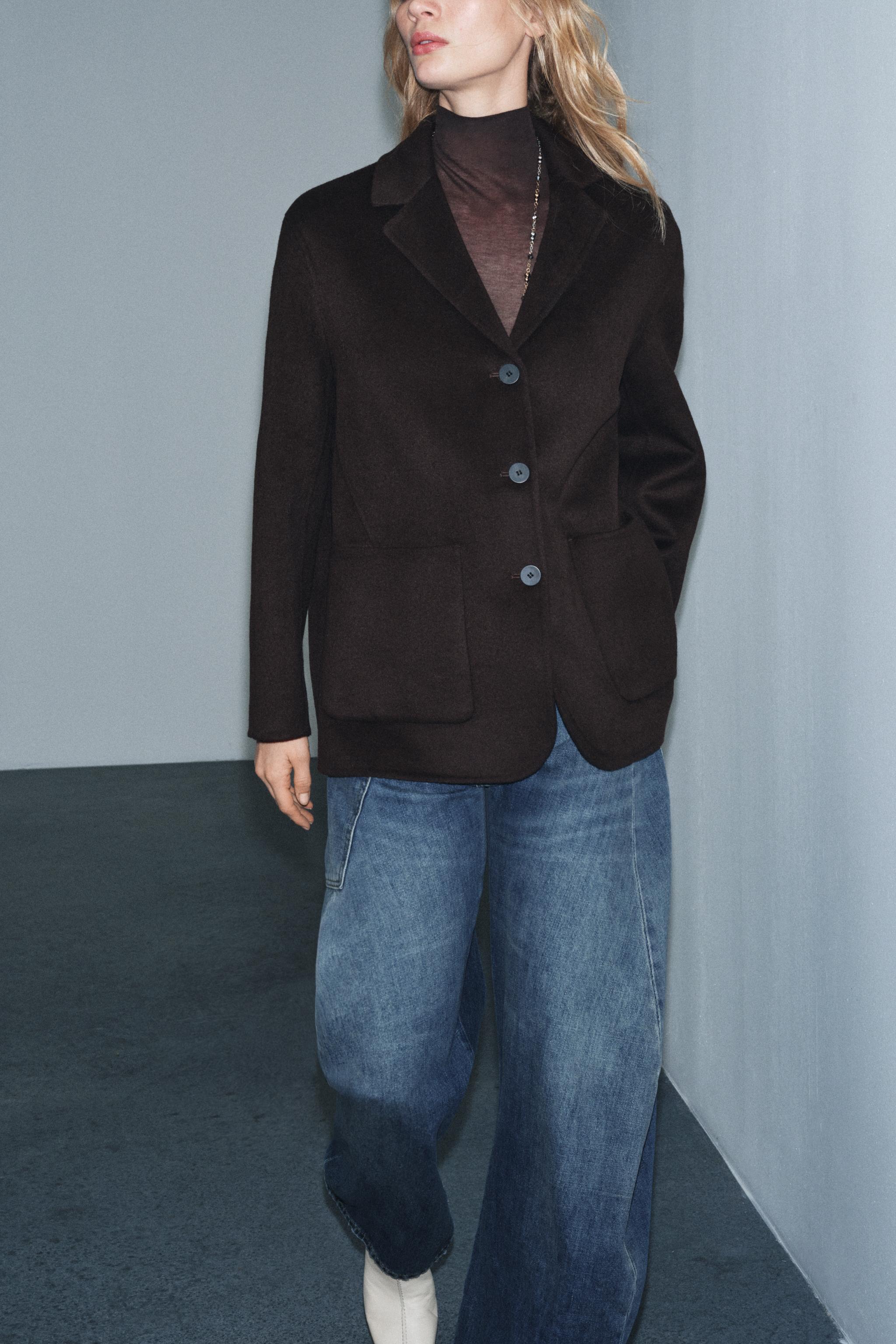 BLAZER MINIMAL AVEC LAINE ZW COLLECTION